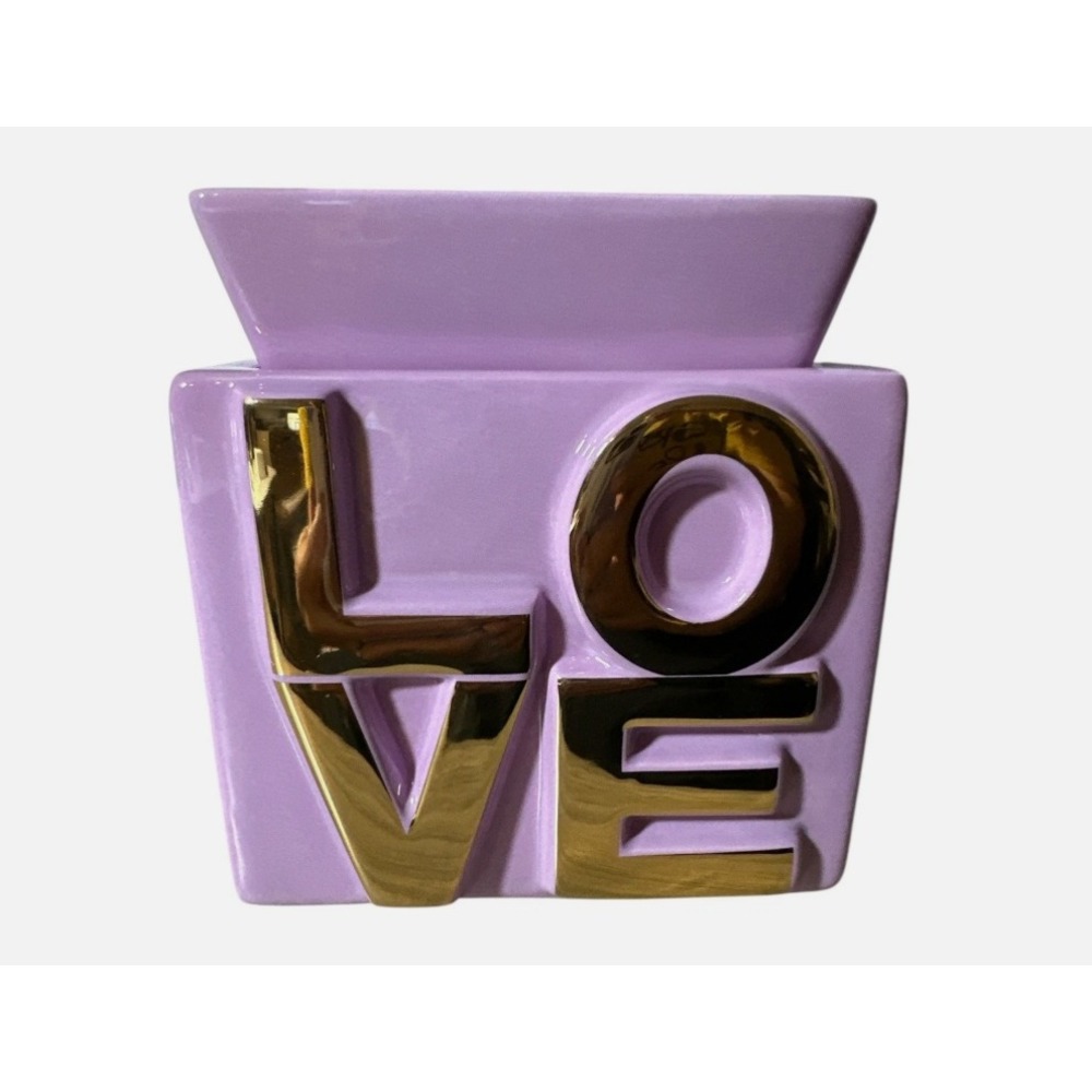 Scentsy Once in a Lifetime Love Warmer Lavender Ceramic Home Fragrance New